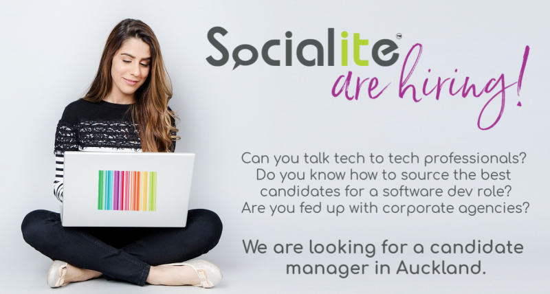 Wellington digital recruitment agency social media post